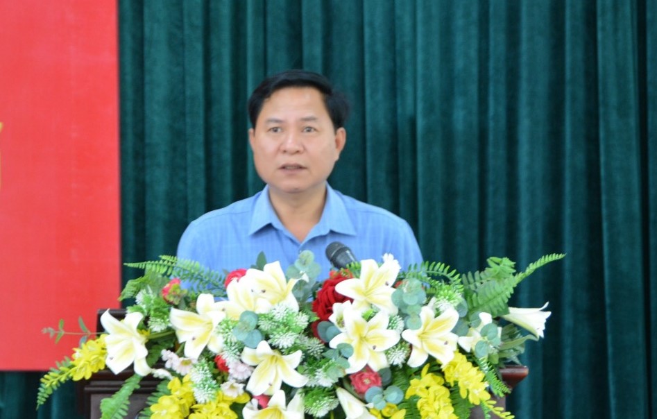 Anh Hưng PCT phát biểu tại sơ kết công an